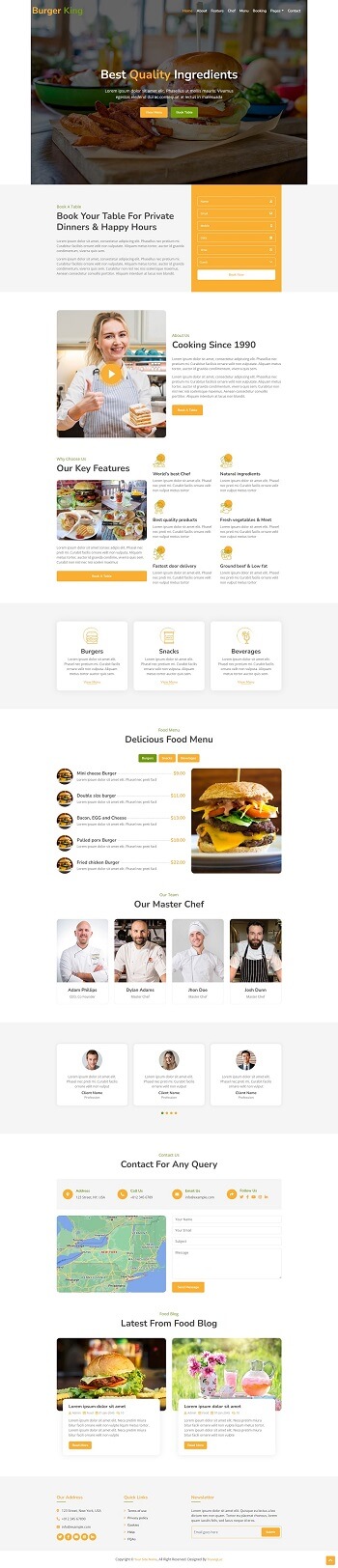 Food website